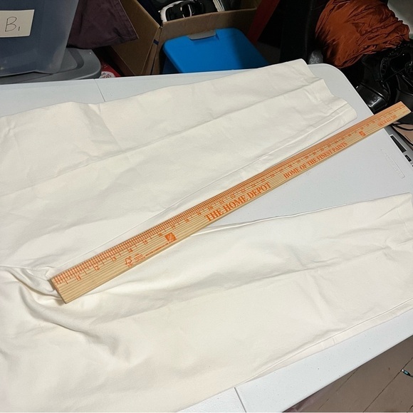 St. John Sport Cream White Trousers Pants Size 6 N2 - Picture 7 of 7